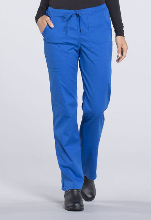 Picture of WW160 - Mid Rise Straight Leg Drawstring Pant