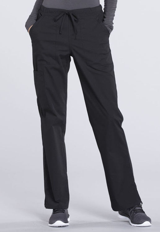 Picture of WW160 - Mid Rise Straight Leg Drawstring Pant