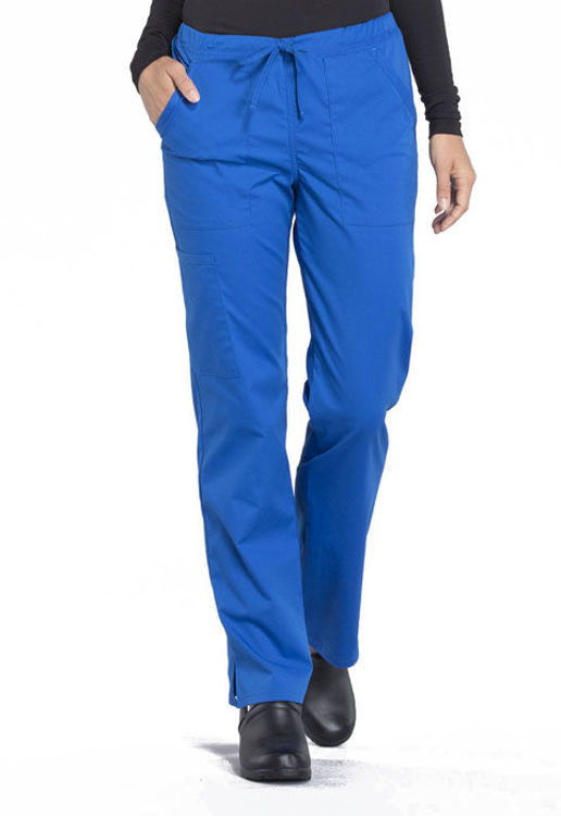Picture of WW160 - Mid Rise Straight Leg Drawstring Pant