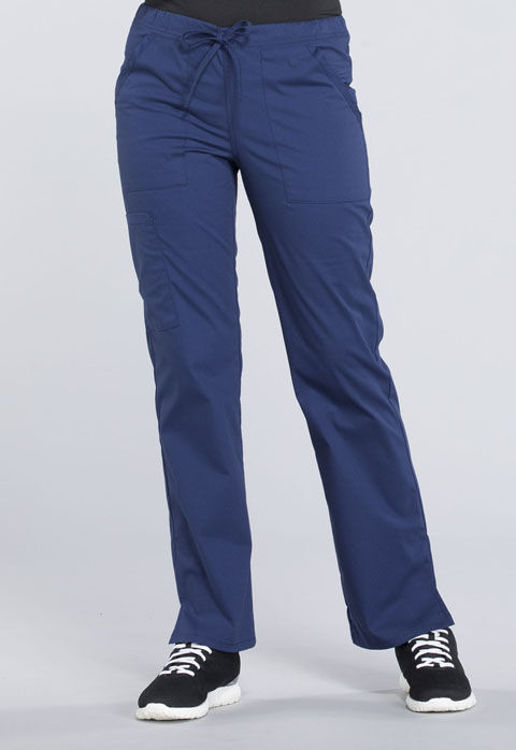Picture of WW160 - Mid Rise Straight Leg Drawstring Pant
