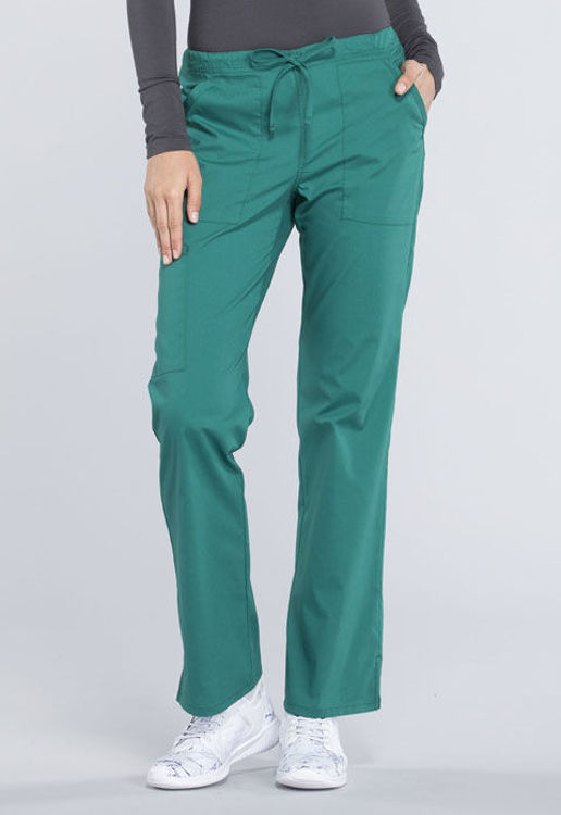 Picture of WW160 - Mid Rise Straight Leg Drawstring Pant