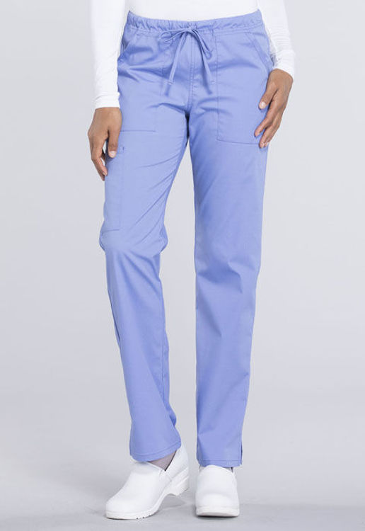 Picture of WW160 - Mid Rise Straight Leg Drawstring Pant