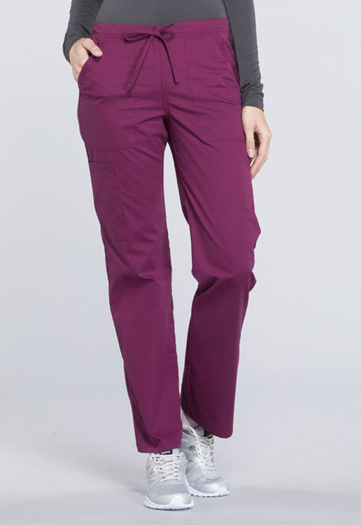 Picture of WW160 - Mid Rise Straight Leg Drawstring Pant