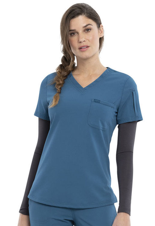 Picture of CK788 - Tuckable V-Neck Top