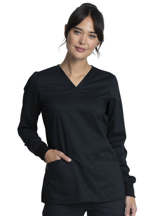 Picture of WW855 - Long Sleeve V-Neck Top