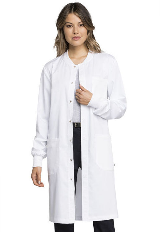 Picture of WW350 - Unisex 40"  Snap Front Lab Coat