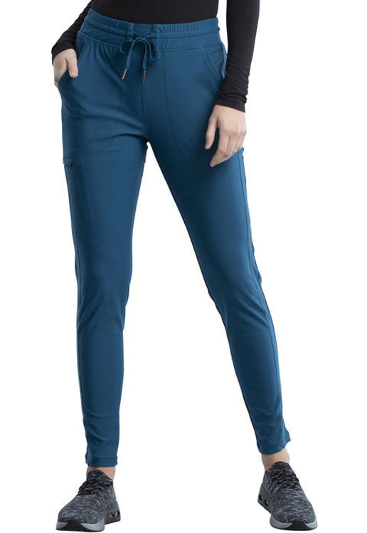 Picture of CK095 - Mid Rise Tapered Leg Drawstring Pant