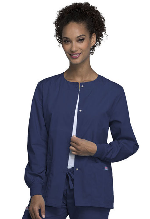 Picture of 4350 - Snap Front Warm-Up Jacket