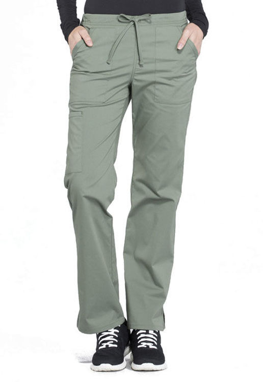 Picture of WW160 - Mid Rise Straight Leg Drawstring Pant