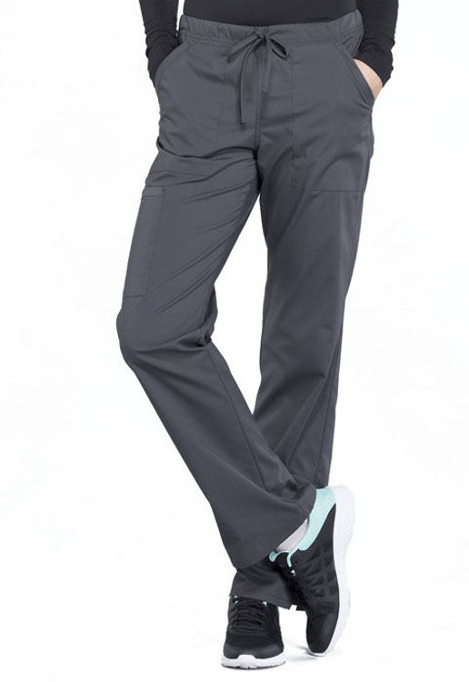 Picture of WW160 - Mid Rise Straight Leg Drawstring Pant