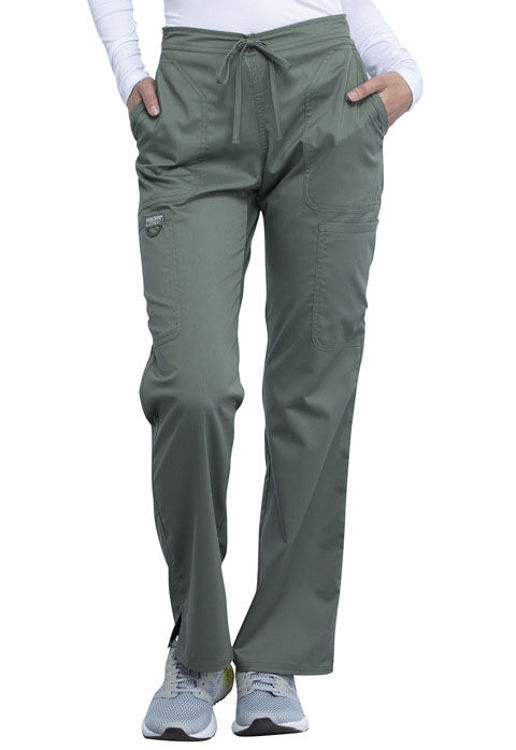 Picture of WW120 - Mid Rise Moderate Flare Drawstring Pant