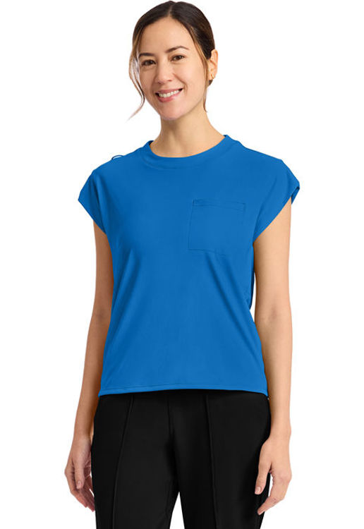 Picture of CK936 - Women's 1-Pocket Crew Neck Top