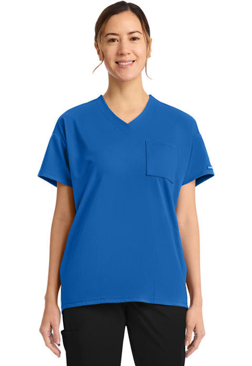 Picture of CK863 - Women's 3 Pocket V-Neck Tunic