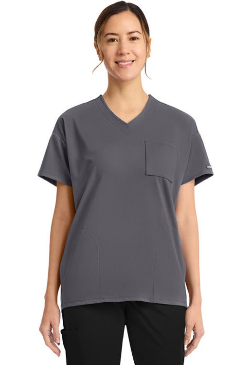 Picture of CK863 - Women's 3 Pocket V-Neck Tunic