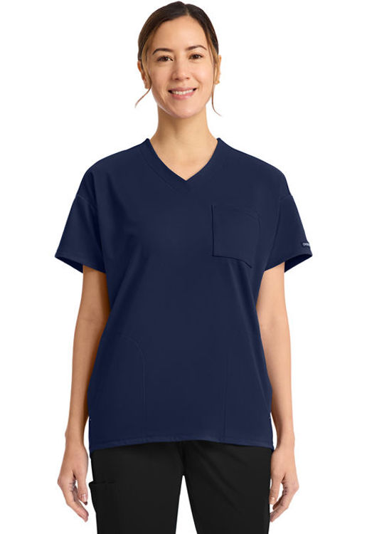 Picture of CK863 - Women's 3 Pocket V-Neck Tunic