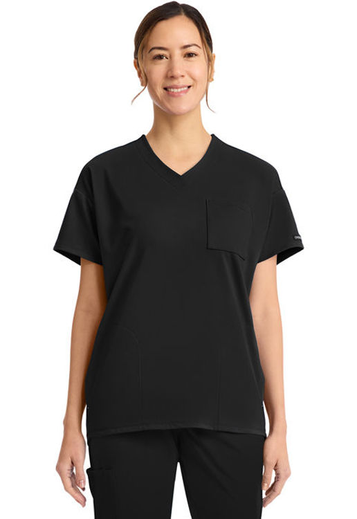Picture of CK863 - Women's 3 Pocket V-Neck Tunic