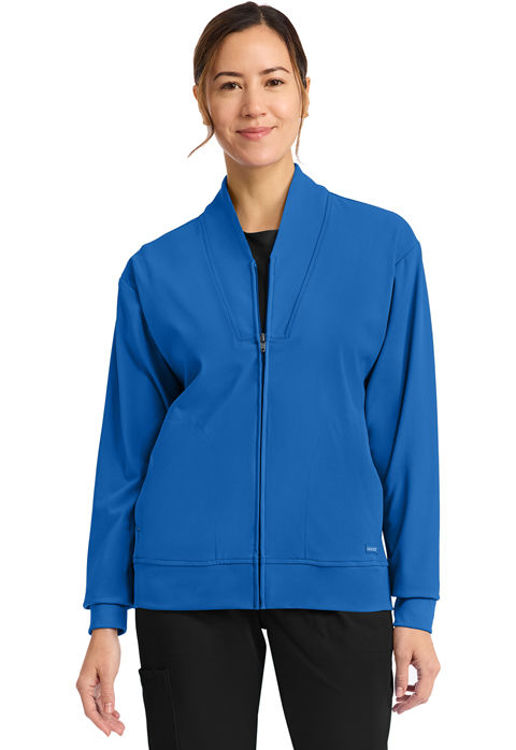 Picture of CK353 - Women's Zip-Up Warm-Up Jacket