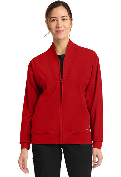 Picture of CK353 - Women's Zip-Up Warm-Up Jacket