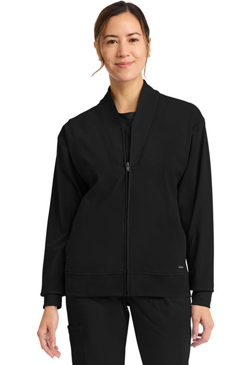Picture of CK353 - Women's Zip-Up Warm-Up Jacket