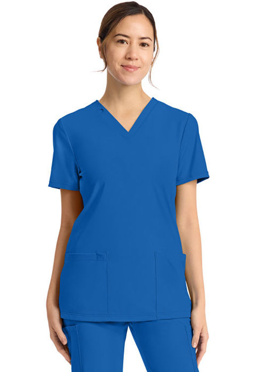 Picture of CK832 - Women's 2-Pocket V-Neck Top