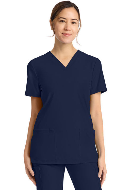 Picture of CK832 - Women's 2-Pocket V-Neck Top