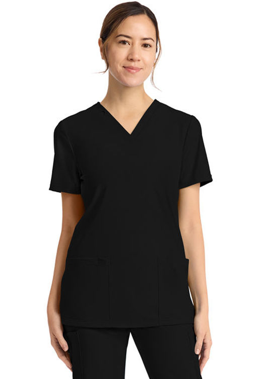 Picture of CK832 - Women's 2-Pocket V-Neck Top