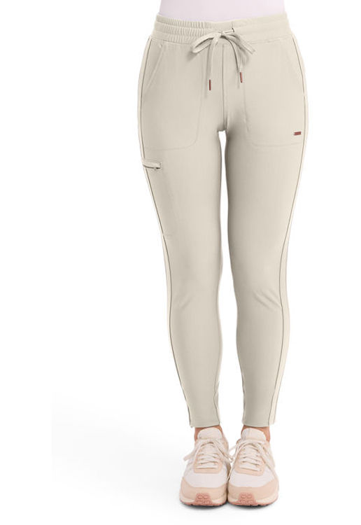 Picture of CK095 - Mid Rise Tapered Leg Drawstring Pant