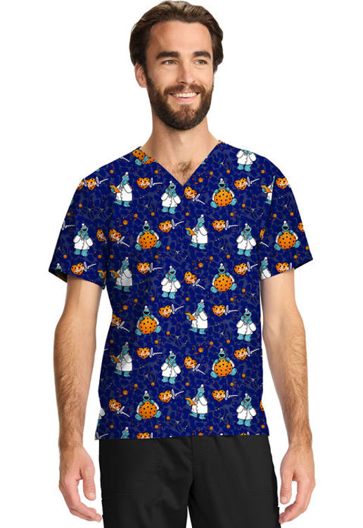Picture of TF728 - Unisex V-Neck Print Top